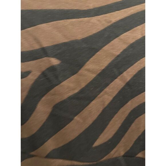 Max Mara Weekend Knitted Dark Brown and Black Tiger Print Dress LG - Picture 4 of 7